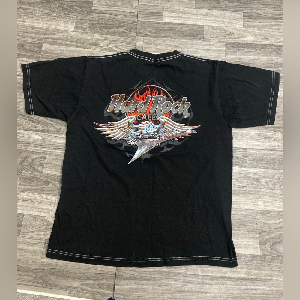 Hard Rock Cafe Kuwait Vintage Short Sleeve Black T-shirt Size L